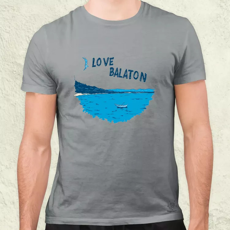 Love Balaton v64 férfi póló