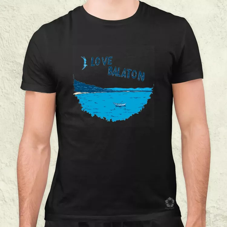 Love Balaton v64 férfi póló