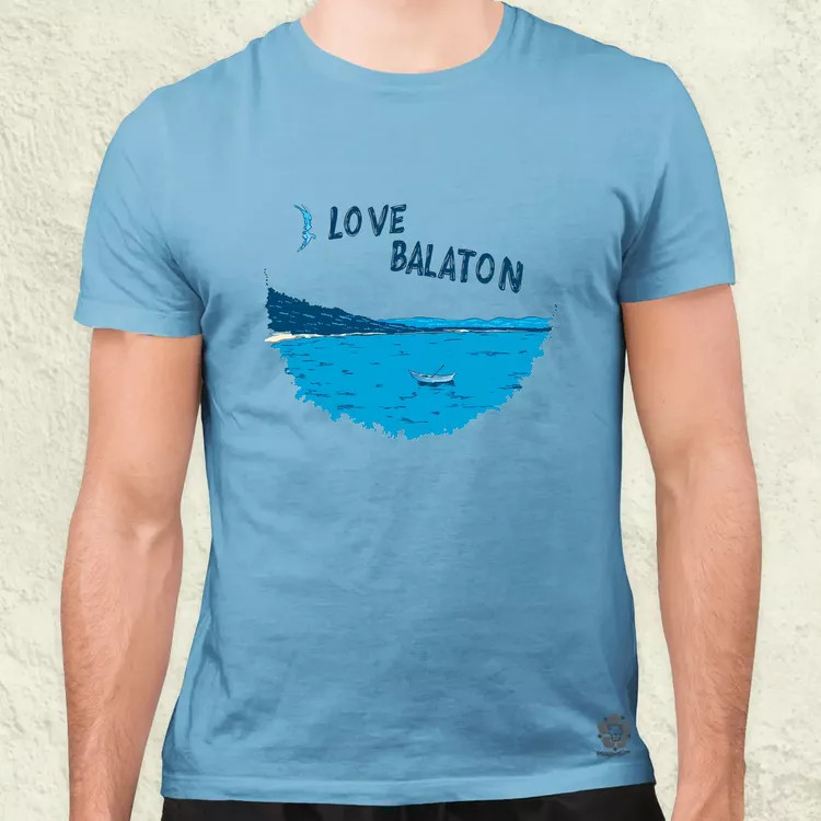 Love Balaton v64 férfi póló