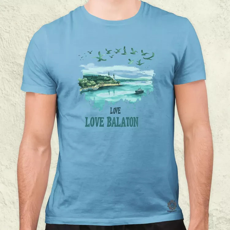 Love Balaton v71 férfi póló