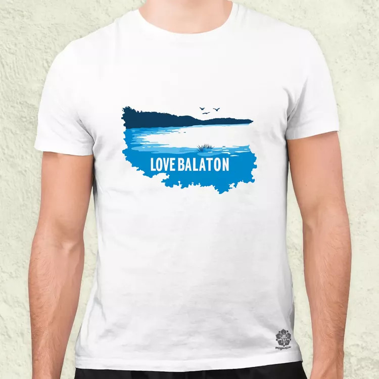 Love Balaton v74 férfi póló