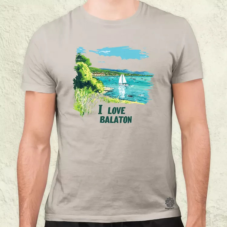Love Balaton v8 férfi póló