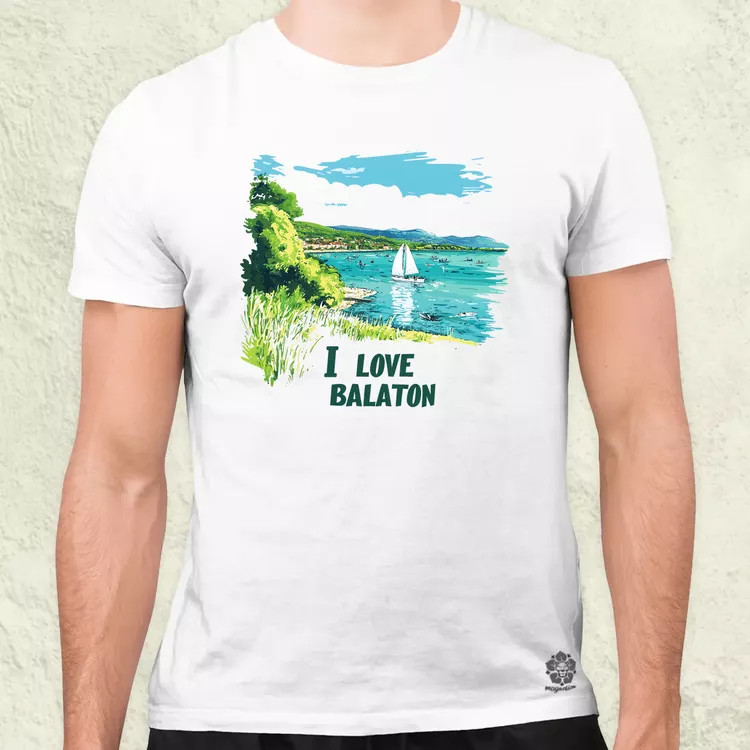 Love Balaton v8 férfi póló