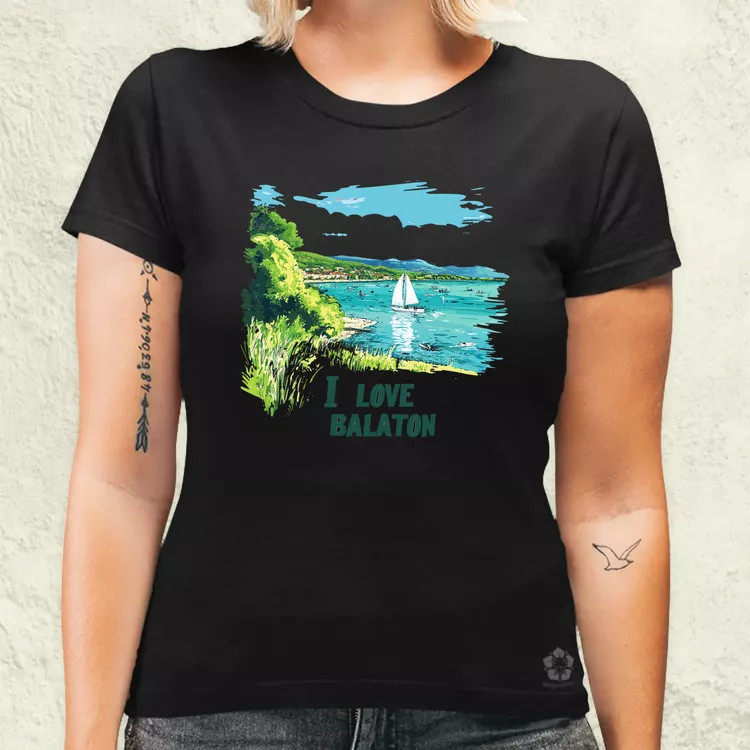 Love Balaton v8 női póló