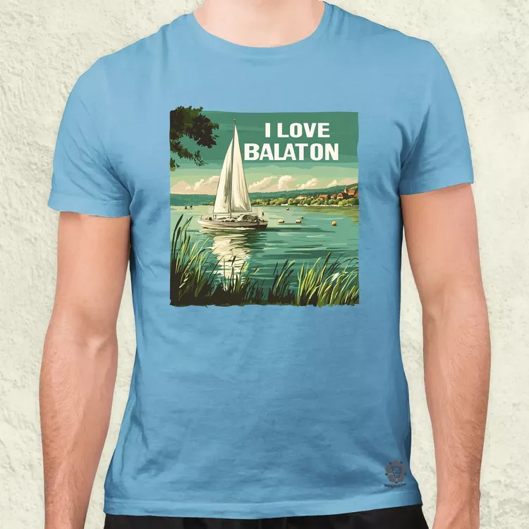 Love Balaton v9 férfi póló
