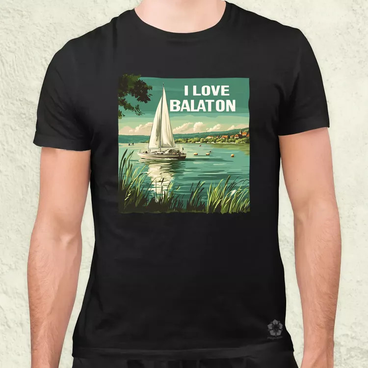 Love Balaton v9 férfi póló