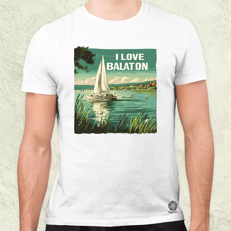 Love Balaton v9 férfi póló