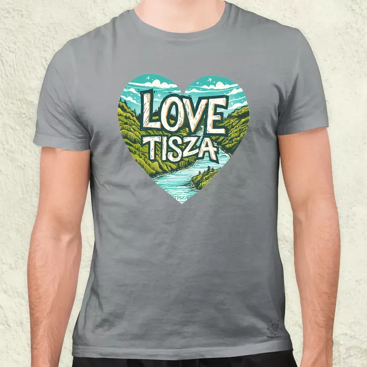 Love Tisza v10 férfi póló