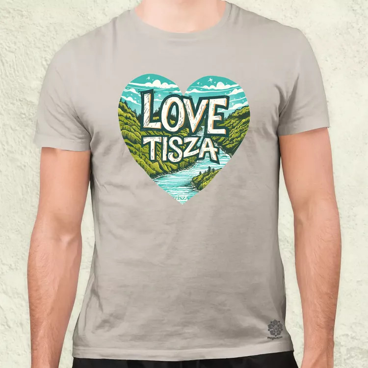 Love Tisza v10 férfi póló