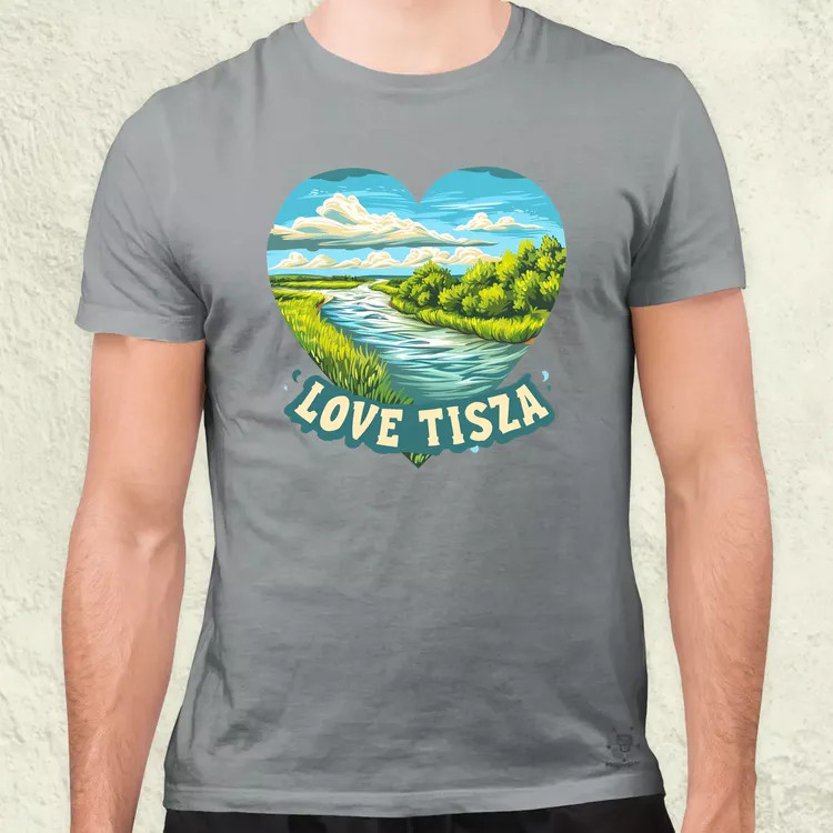 Love Tisza v12 férfi póló