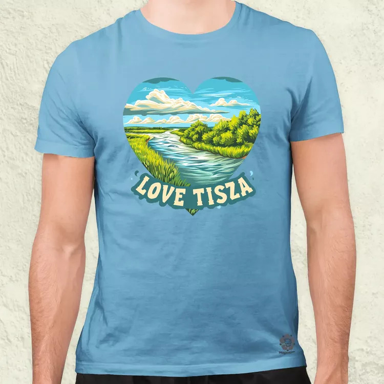 Love Tisza v12 férfi póló