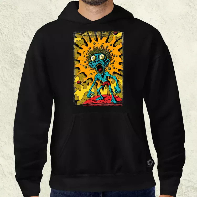 Basil Wolverton fanart v12 férfi pulóver