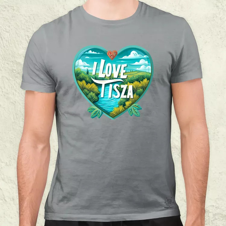 Love Tisza v13 férfi póló