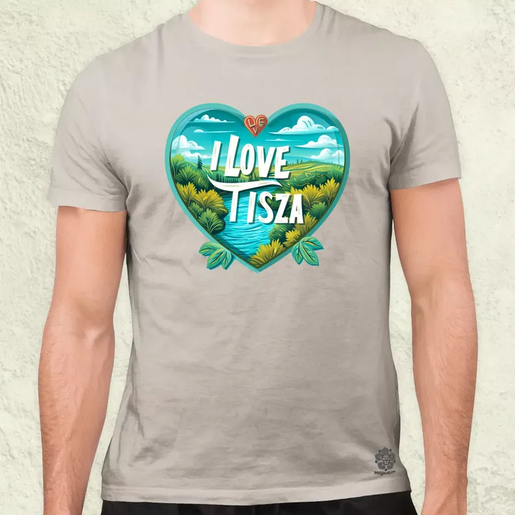 Love Tisza v13 férfi póló
