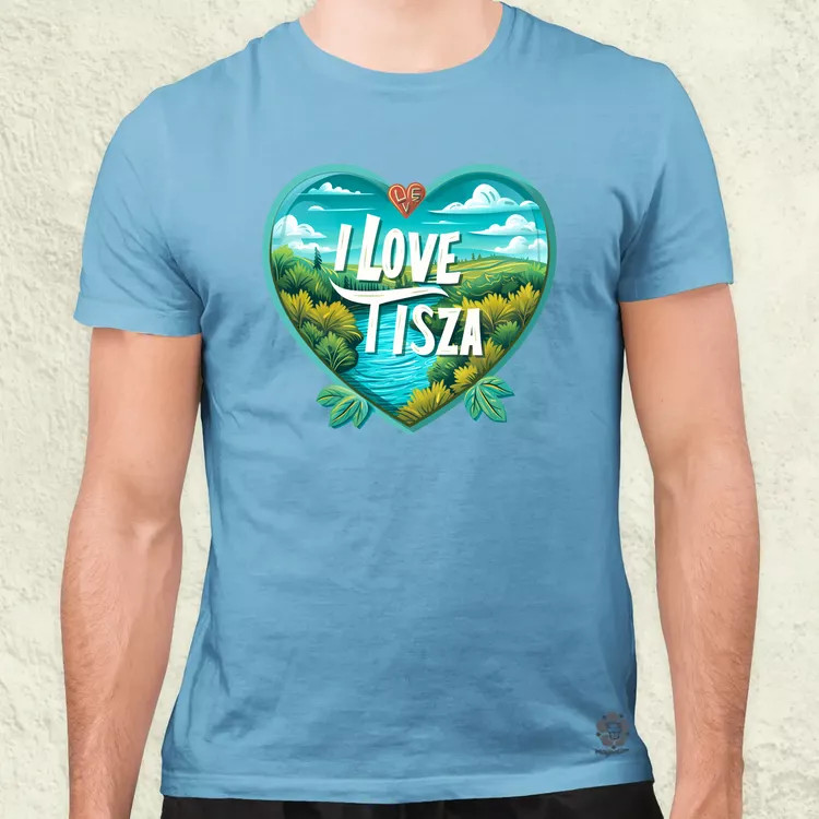 Love Tisza v13 férfi póló