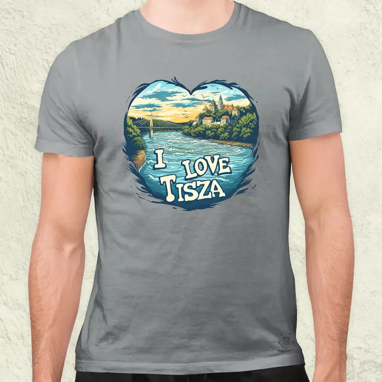 Love Tisza v14 férfi póló