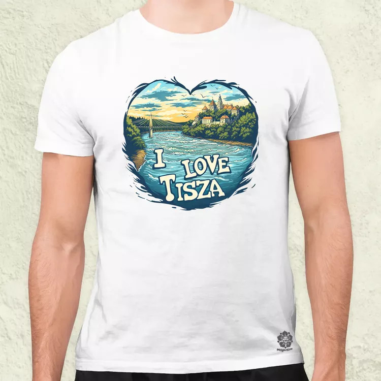 Love Tisza v14 férfi póló