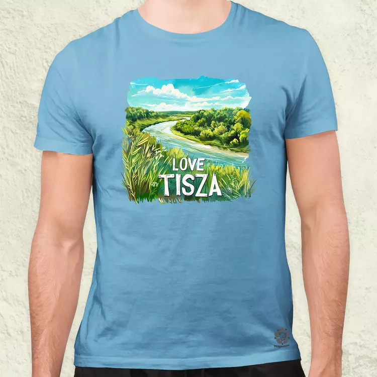 Love Tisza v18 férfi póló
