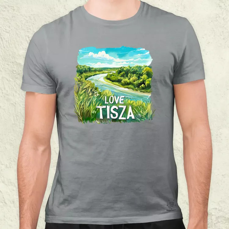Love Tisza v18 férfi póló