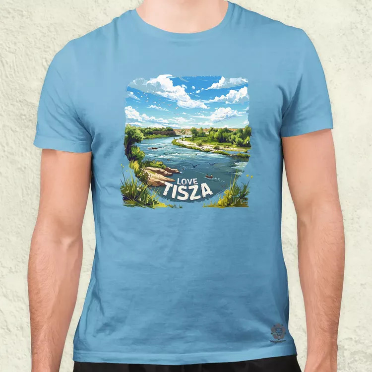 Love Tisza v21 férfi póló