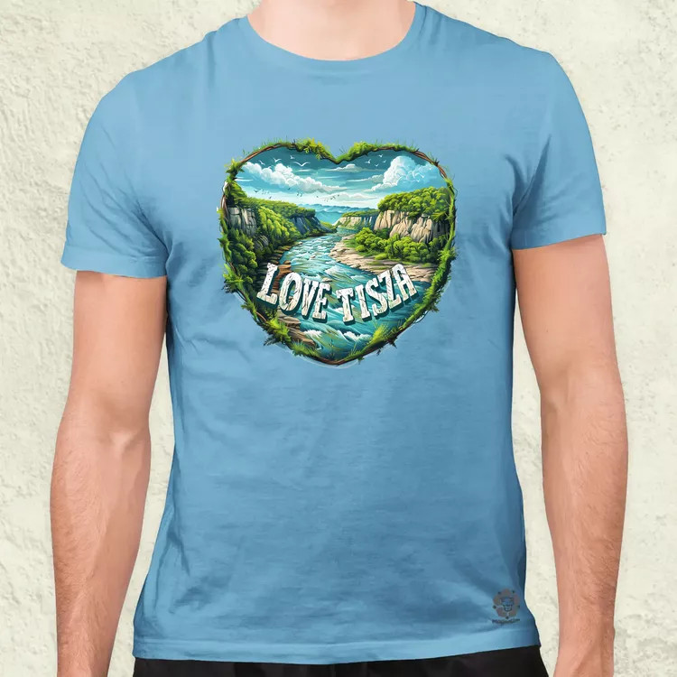Love Tisza v6 férfi póló