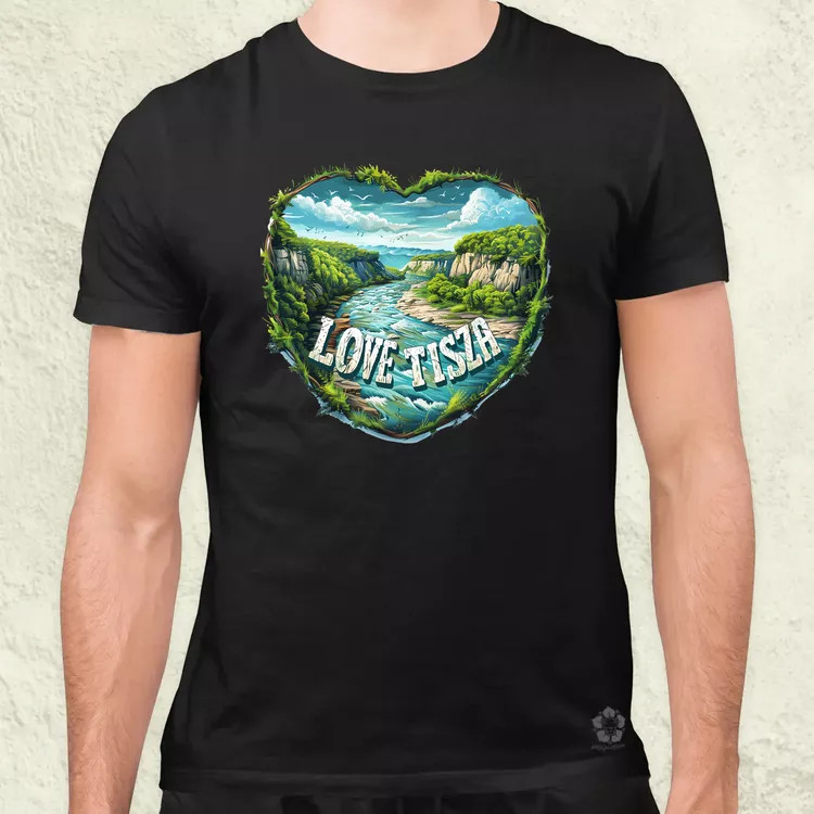 Love Tisza v6 férfi póló