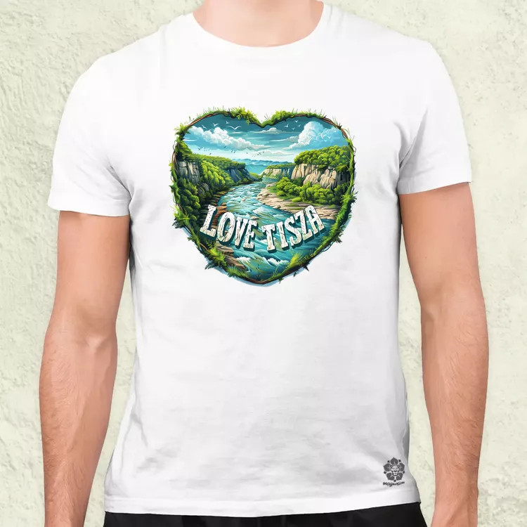 Love Tisza v6 férfi póló