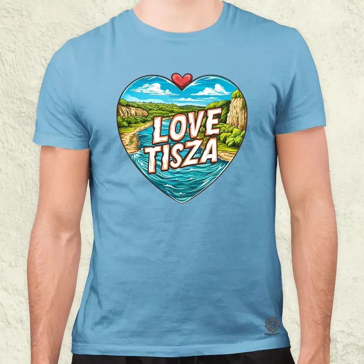 Love Tisza v8 férfi póló