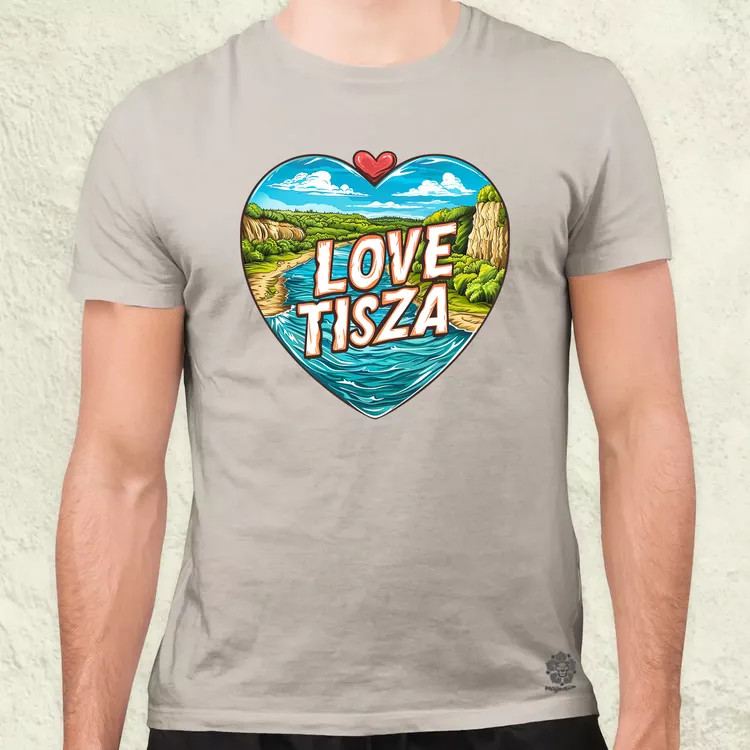 Love Tisza v8 férfi póló