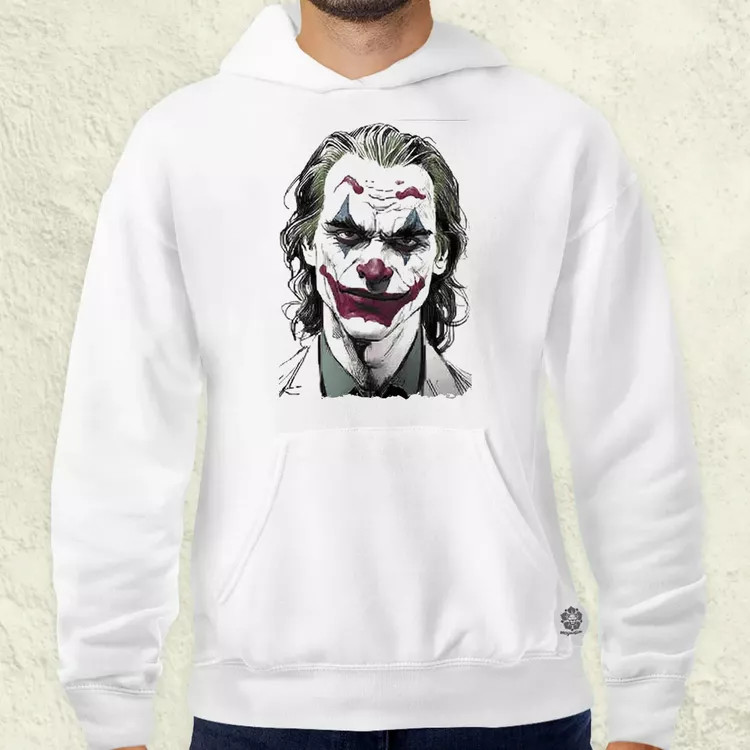 Joker Joaquin Phoenix fanart v2 férfi pulóver