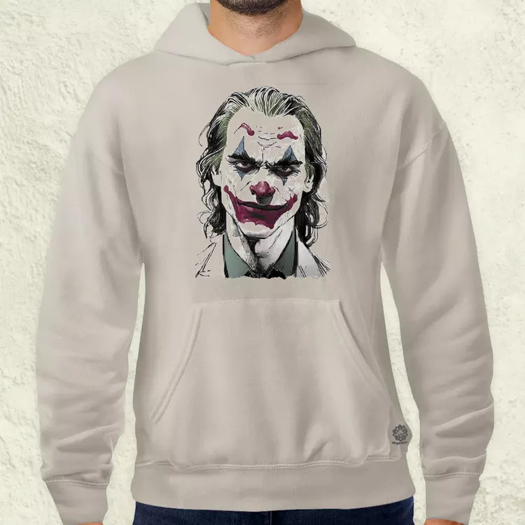 Joker Joaquin Phoenix fanart v2 férfi pulóver