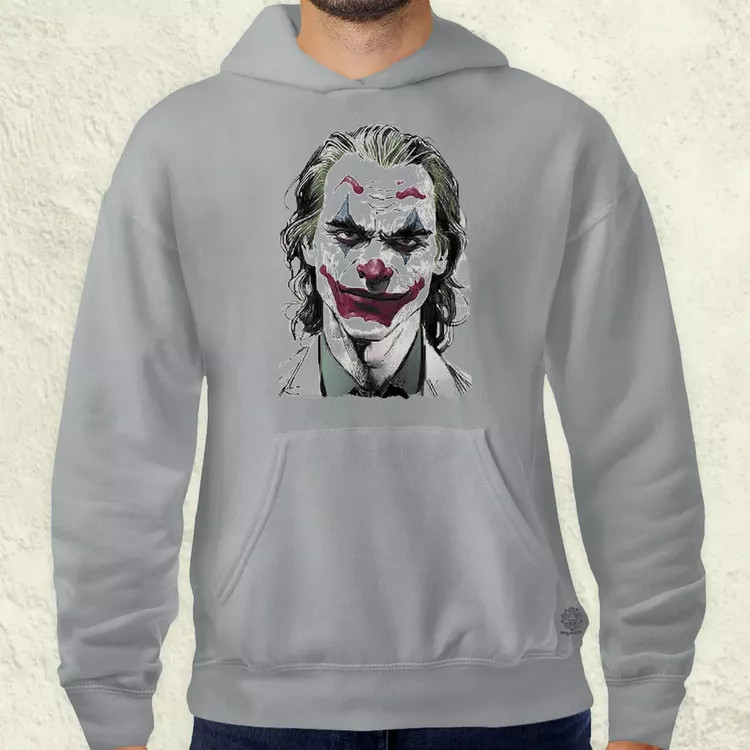 Joker Joaquin Phoenix fanart v2 férfi pulóver