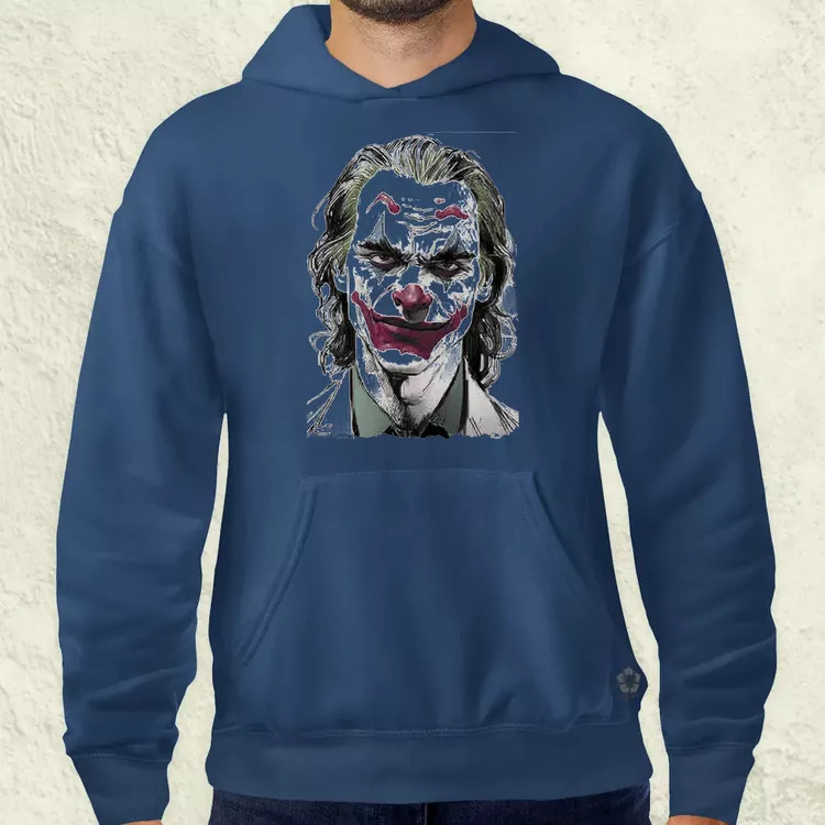Joker Joaquin Phoenix fanart v2 férfi pulóver