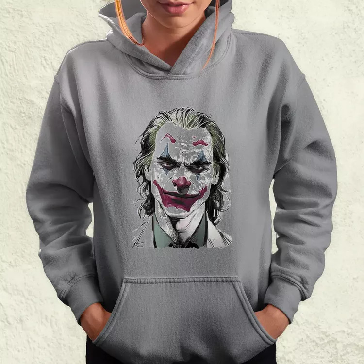 Joker Joaquin Phoenix fanart v2 női pulóver