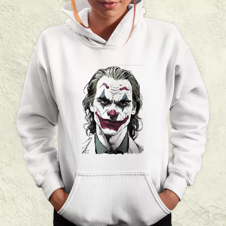 Joker Joaquin Phoenix fanart v2 női pulóver