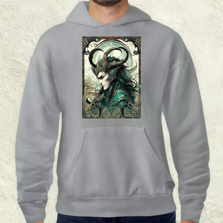 Kártya fantázia Loki v1 férfi pulóver
