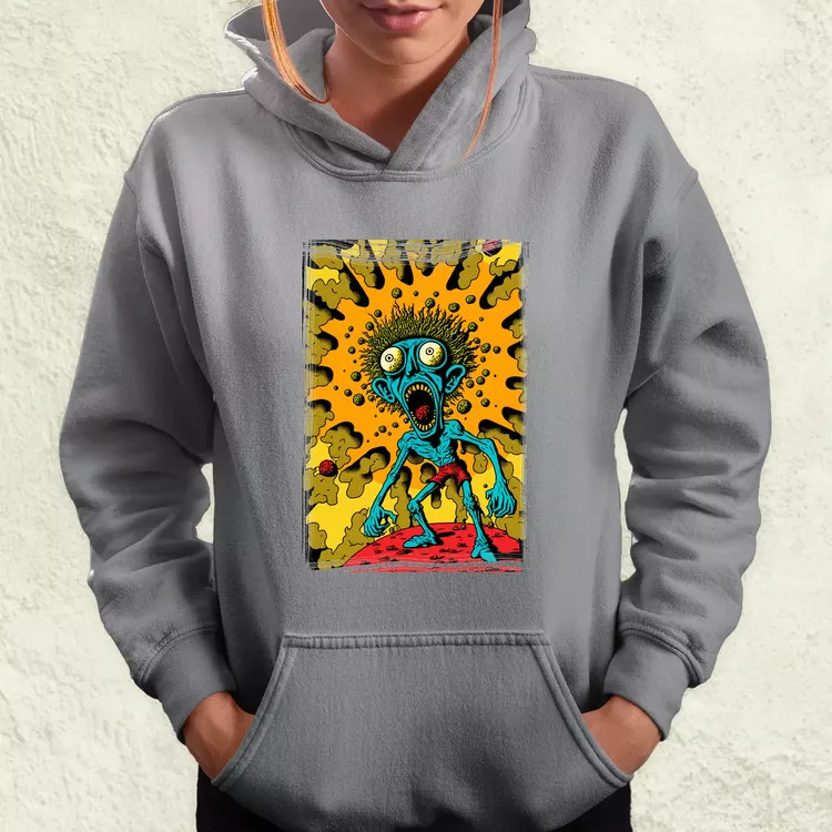 Basil Wolverton fanart v12 női pulóver
