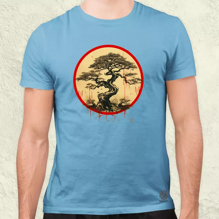 Ősi japán szimbólum v2 férfi póló