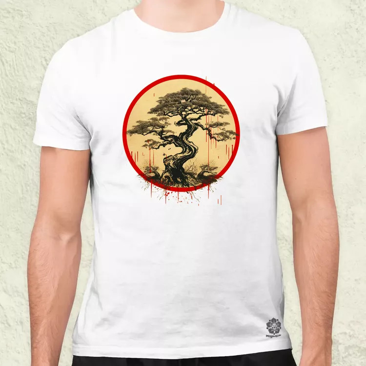 Ősi japán szimbólum v2 férfi póló