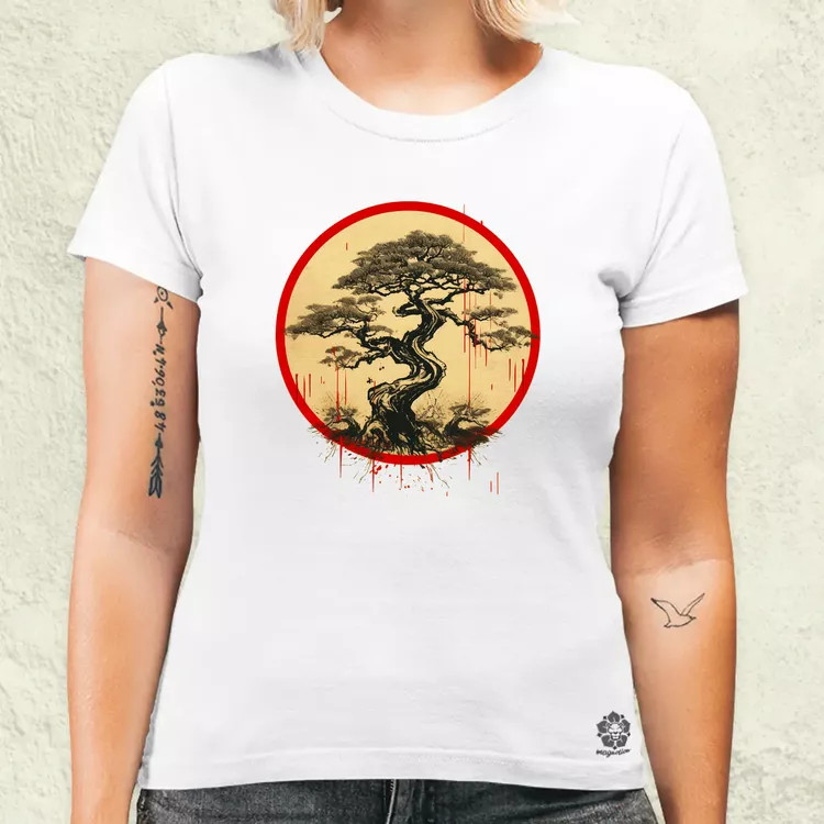 Ősi japán szimbólum v2 női póló