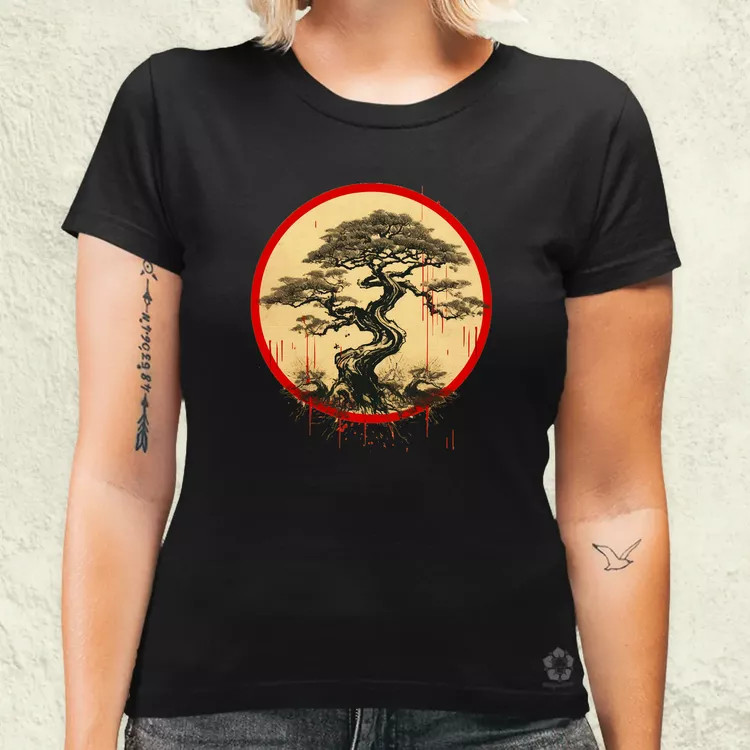 Ősi japán szimbólum v2 női póló