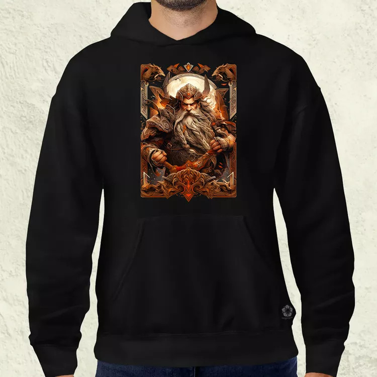 Kártya fantázia Odin v2 férfi pulóver
