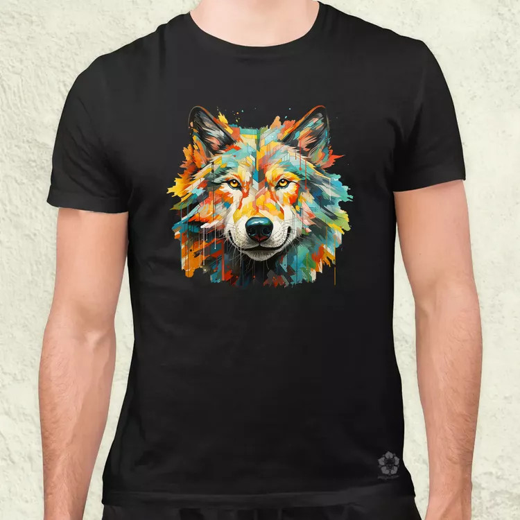 Pop art farkas v2 férfi póló