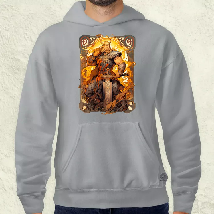 Kártya fantázia Thor v2 férfi pulóver