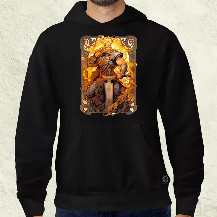 Kártya fantázia Thor v2 férfi pulóver