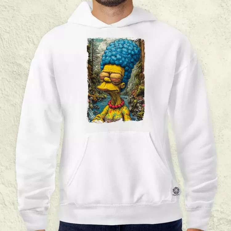 Marge fanart férfi pulóver