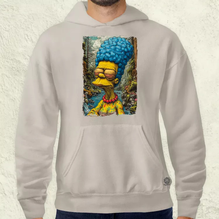 Marge fanart férfi pulóver