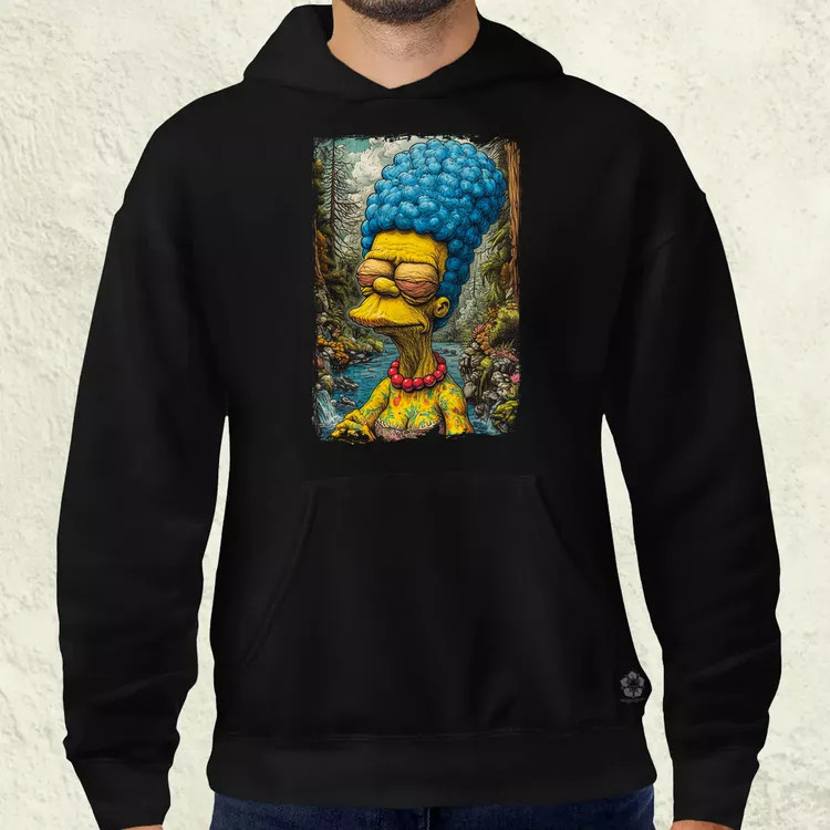 Marge fanart férfi pulóver