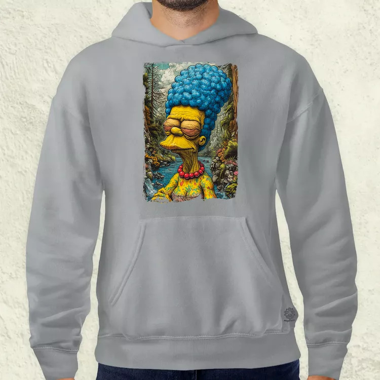 Marge fanart férfi pulóver