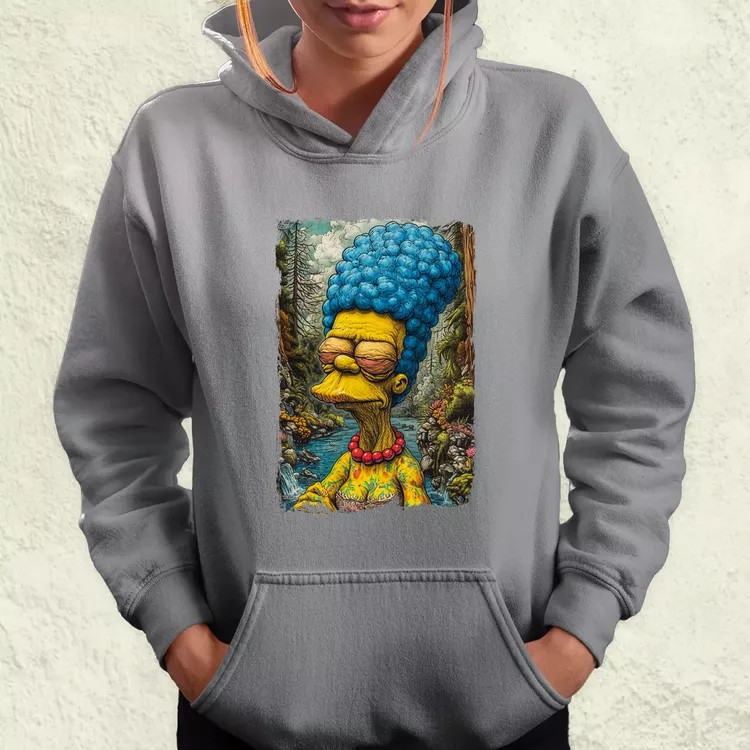 Marge fanart női pulóver
